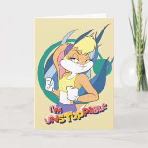 Lola Bunny "Jag är ostoppbar" Kort