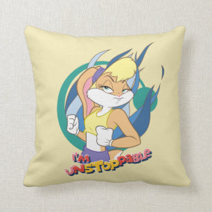Lola Bunny "Jag är ostoppbar" Kudde