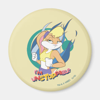 Lola Bunny "Jag är ostoppbar" Magnet
