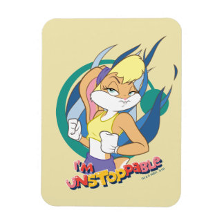 Lola Bunny "Jag är ostoppbar" Magnet