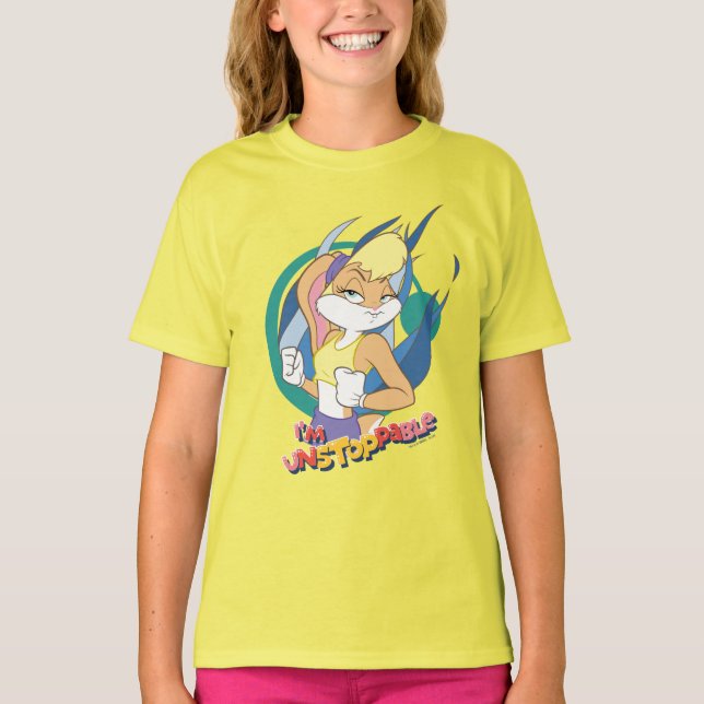 Lola Bunny "Jag är ostoppbar" T Shirt (Framsida)