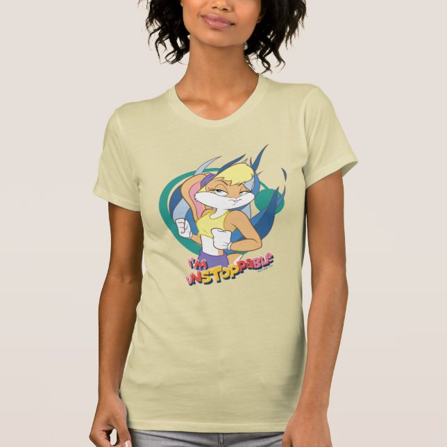 Lola Bunny "Jag är ostoppbar" T Shirt (Framsida)