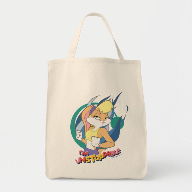 Lola Bunny "Jag är ostoppbar" Tygkasse (Framsidan)