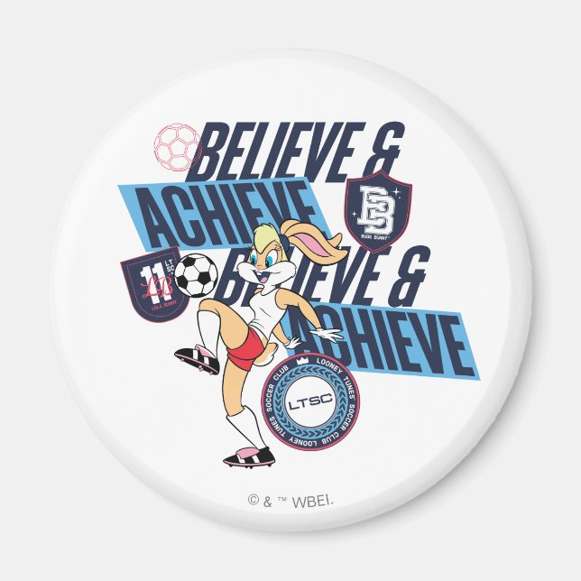 Lola Bunny LOONEY TUNES™ Fotbollsklubb Grafik Magnet (Framsidan)