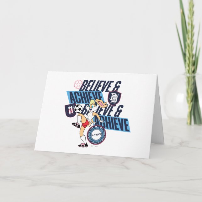 Lola Bunny LOONEY TUNES™ Soccer Club Graphic Kort (Framsida)