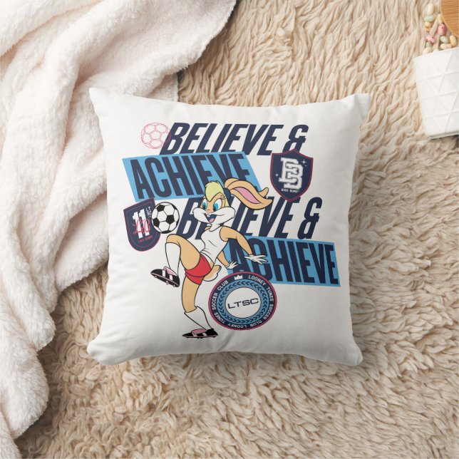 Lola Bunny LOONEY TUNES™ Soccer Club Graphic Kudde (Filt)