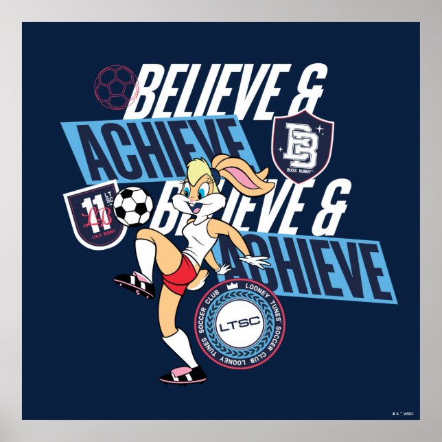 Lola Bunny LOONEY TUNES™ Soccer Club Graphic Poster (Framsidan)