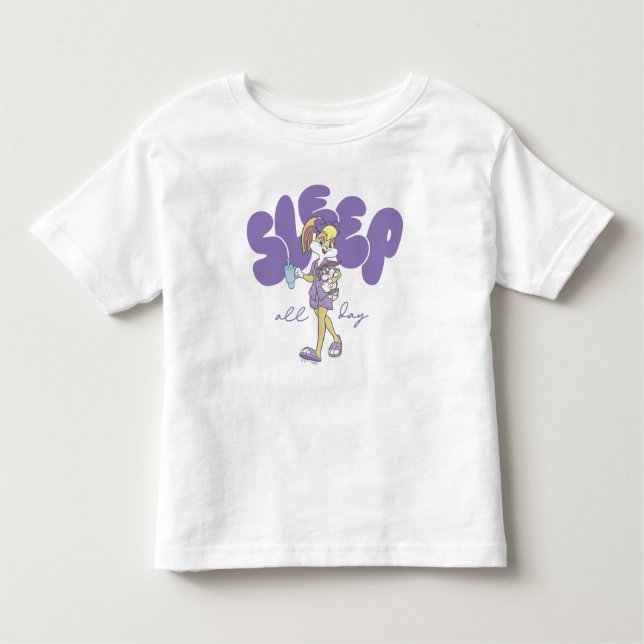 Lola Bunny Sleep All Day T Shirt (Framsida)
