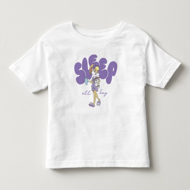 Lola Bunny sover hela dagen T Shirt (Framsida)