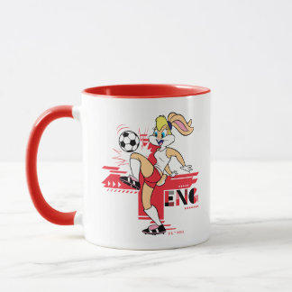 Lola Bunny Team England Fotbollsgrafik Mugg