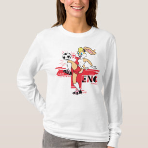Lola Bunny Team England Fotbollsgrafik T Shirt