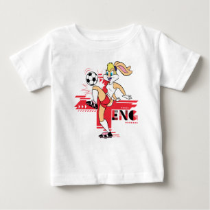 Lola Bunny Team England Fotbollsgrafik T Shirt