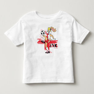 Lola Bunny Team England Fotbollsgrafik T Shirt