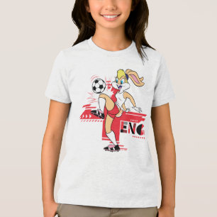 Lola Bunny Team England Fotbollsgrafik T Shirt