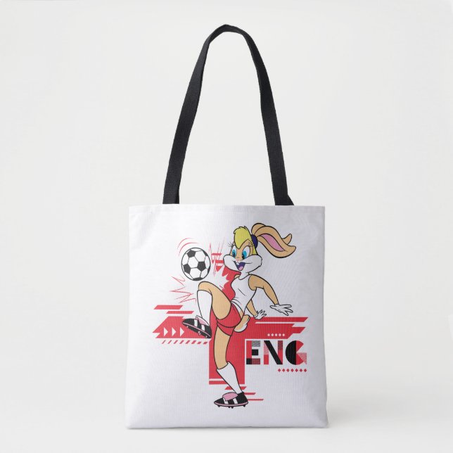 Lola Bunny Team England Soccer Graphic Tygkasse (Framsida)