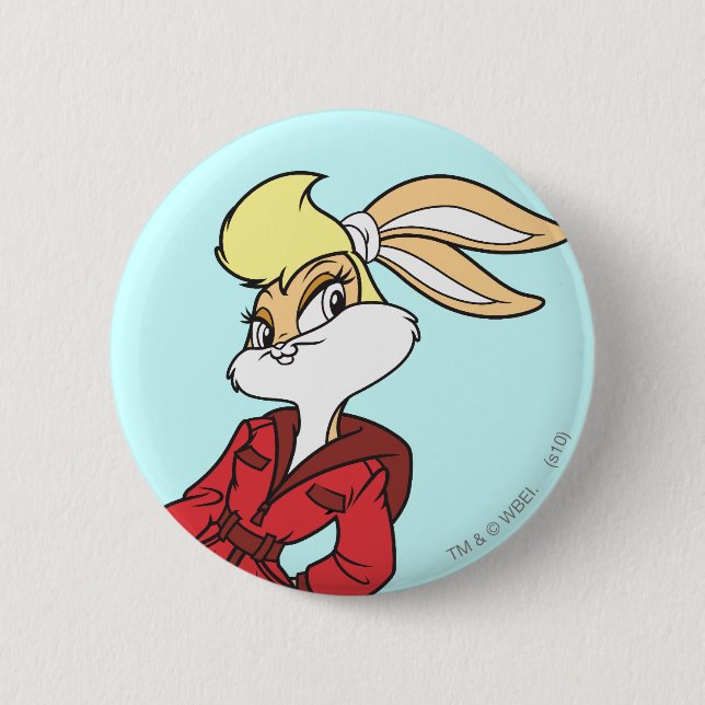 Lola Bunny Toppen Cute Knapp (Framsida)