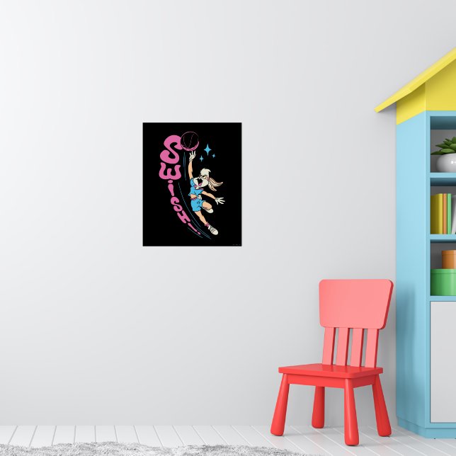 Lola Buny "SWISH"! Basketball Dunk Poster (Barnkammare 1)