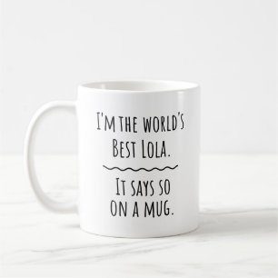 Lola Filipino Filippinppinsk farmor Grandma Kaffemugg