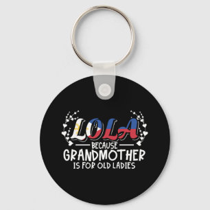 Lola - Filippinska farmor Gamla Dam-offerten Nyckelring