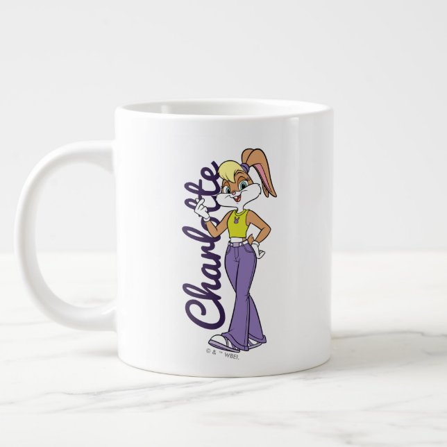 Lola Finger Heart Jumbo Mugg (Vänster)