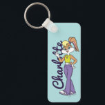 Lola Finger Heart Nyckelring<br><div class="desc">Sprid kärlek med Lola Bunny! Den här bedrövliga bilden fångar Lola Bunnys leksamma charm när hon flödar en söt finger-hjärtgest. Hennes trendig och vackra leende gör det till ett måste för alla Looney Tunes fläkt. Anpassa dina Zazzle-favoriter med den här hjärtslitande teckningen - från telefonfodral till tote bags - och...</div>