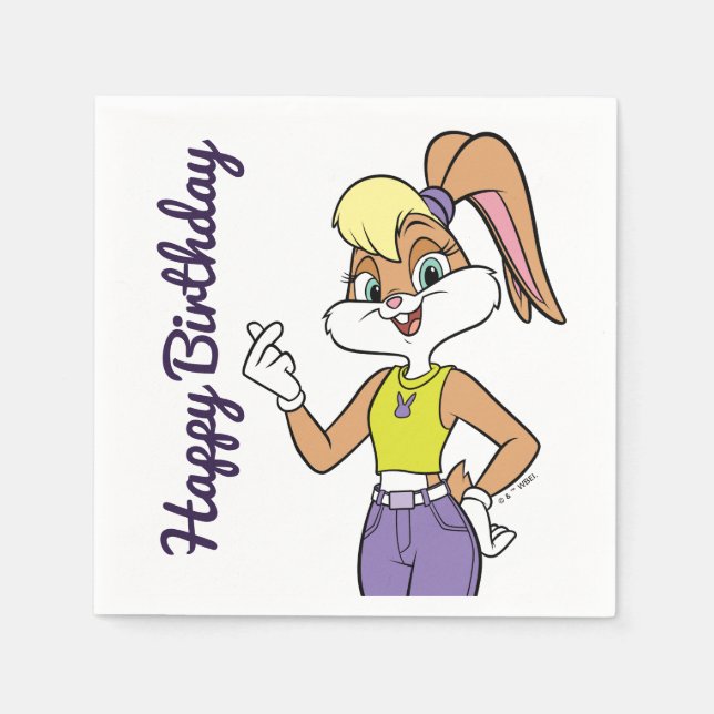 Lola Finger Heart Pappersservett (Framsidan)