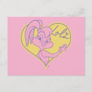 Lola Heart Namnteckning Vykort