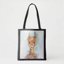 Lola Llama Tote Bag