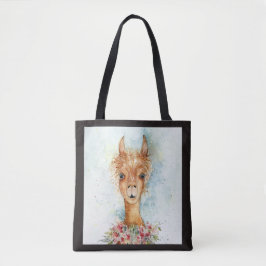 Lola Llama Tote Bag Tygkasse