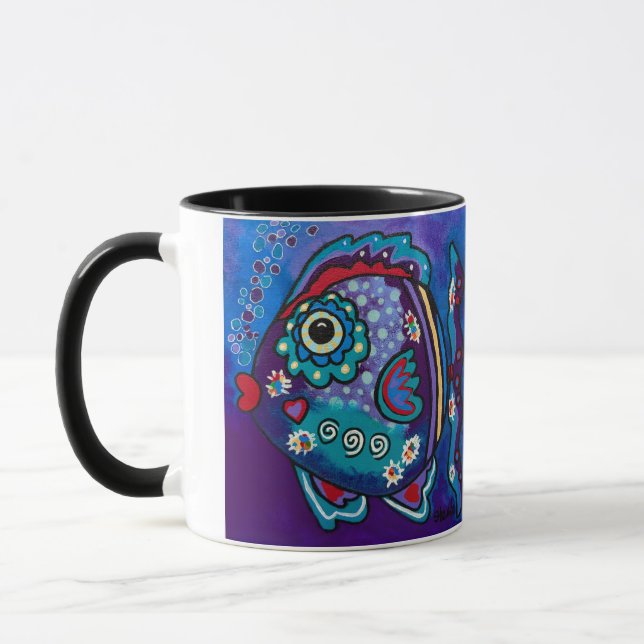 Lola Lovebubbles Original Art Beverage Mugg (Vänster)