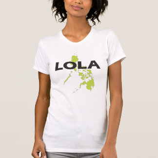 Lola med den Philippines kartan T-shirt