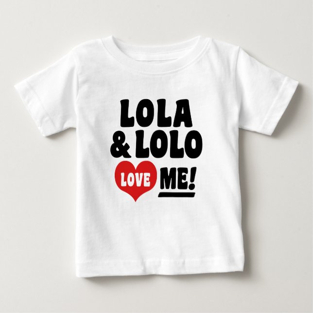 Lola och lolo kärlek Me Tee (Framsida)
