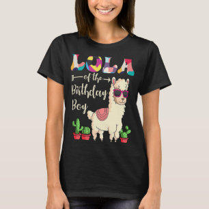 Lola of the Birthday Boy Lama Bday Party Celebrat T Shirt