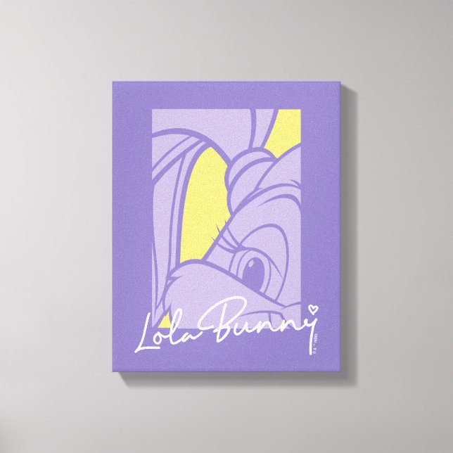 Lola Porträtt Autograph Canvastryck (Framsida)