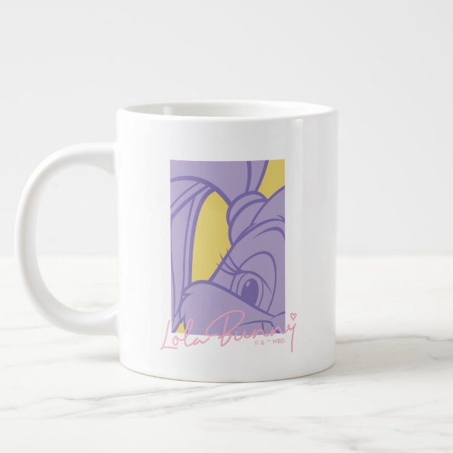 Lola Porträtt Autograph Jumbo Mugg (Vänster)