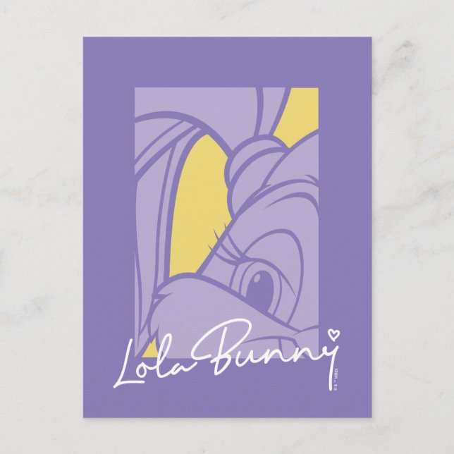 Lola Porträtt Autograph Vykort (Framsida)