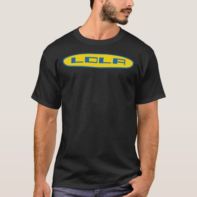 Lola Racing cars 1960&x27;s logo - blue Essential  T Shirt (Framsida)