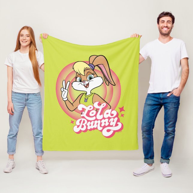 Lola Retro LOONEY TUNES™ Ringar Fleecefilt (På plats)