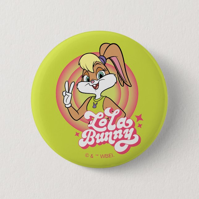 Lola Retro LOONEY TUNES™ Ringar Knapp (Framsida)