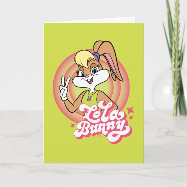 Lola Retro LOONEY TUNES™ Ringar Kort (Framsida)
