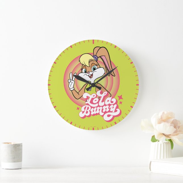 Lola Retro LOONEY TUNES™ Ringar Stor Klocka (Hem)