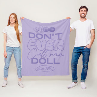 Lola "Ring aldrig mig Doll" Fleecefilt