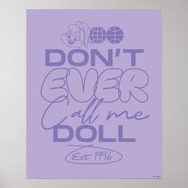Lola "Ring aldrig mig Doll" Poster (Framsidan)