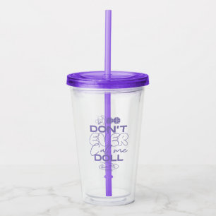 Lola "Ring aldrig mig Doll" Take Away Mugg