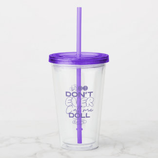 Lola "Ring aldrig mig Doll" Take Away Mugg