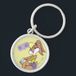 Lola Sitta Rund Silverfärgad Nyckelring<br><div class="desc">Lola Bunny är alltid redot att ha lite roligt. Den här bilden är perfekt för alla fläkt i Lola Bunny eller Looney Tunes. Hennes sassliga leende och sportiska attityder är ikoniska och skapar henne perfektens utformning för att anpassa allt från telefonfall till tote bags. Låt Lola lägga till lite charm...</div>