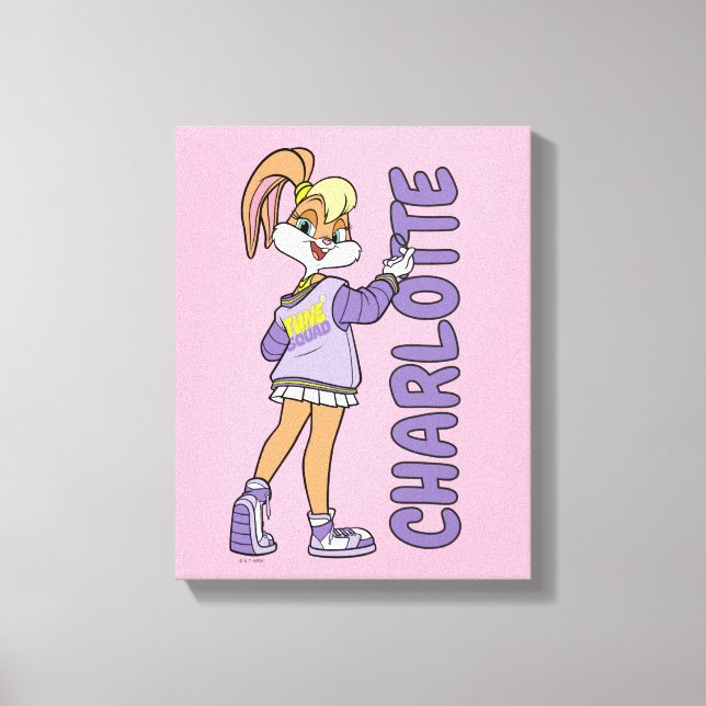 Lola TUNE SQUAD™ Varsity Heart Canvastryck (Framsida)