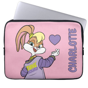 Lola TUNE SQUAD™ Varsity Heart Laptop Fodral