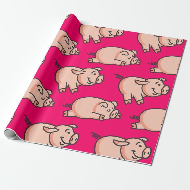 Lolailo 19 Oink Oink Oink Presentpapper (Utrullad)