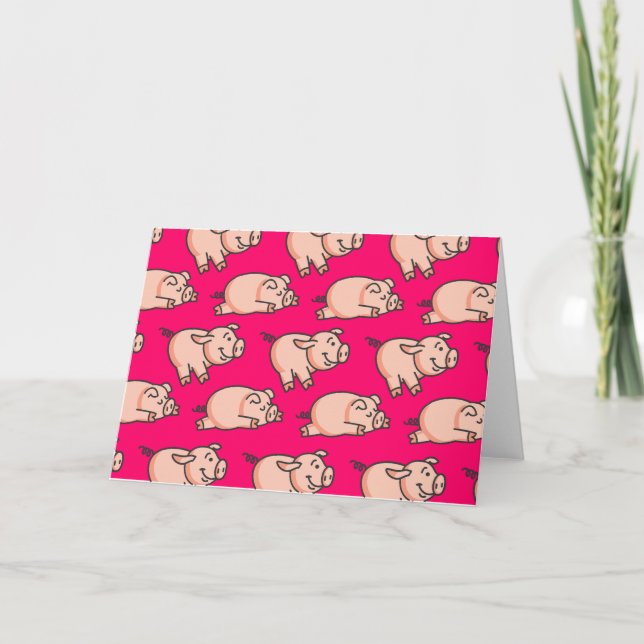 Lolailo 19 Oink Oink Oink Tack Kort (Framsida)